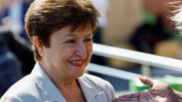 Internatio<em></em>nal Mo<em></em>netary Fund Managing Director Kristalina Georgieva attends the COP27 climate summit in Sharm el-Sheikh, Egypt November 9, 2022. REUTERS/Thaier Al-Sudani