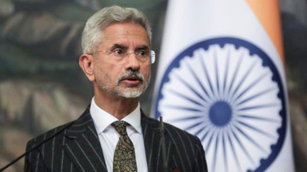 Indian Foreign Minister Subrahmanyam Jaishankar attends a news co<em></em>nference following talks with his Russian counterpart Sergei Lavrov in Moscow, Russia, November 8, 2022. Maxim Shipenkov/Pool via REUTERS