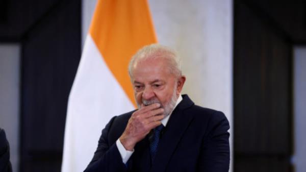 Brazil&#039;s President Luiz Inacio Lula da Silva looks on during a press co<em></em>nference at a hotel after the G20 Summit, in New Delhi, India, September 11, 2023. REUTERSAnushree Fadnavis