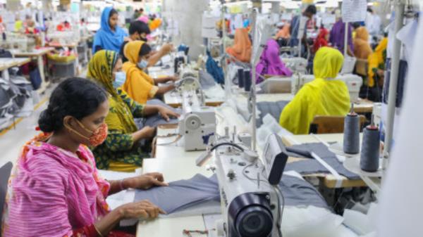 The Minimum Wage Board for the readymade garments sector today finalised the increase of RMG workers’ minimum wage to Tk12,500 from Tk8,000. Photo: Rajib Dhar/TBS