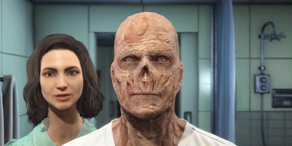 The player is a ghoul in Fallout 4's introduction