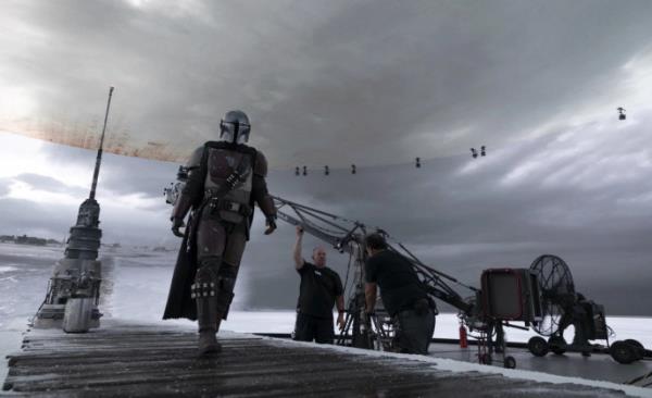 Unreal Engine was used to create virtual sets for The Mandalorian. Photo: Collected