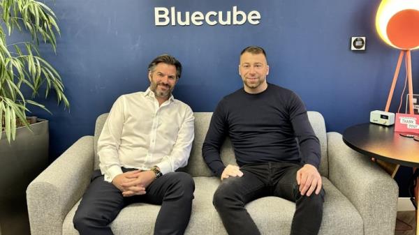 James Hawker, CEO of Bluecube (L) and Jo<em></em>nathan Crowe, COO and co-founder of Ekco